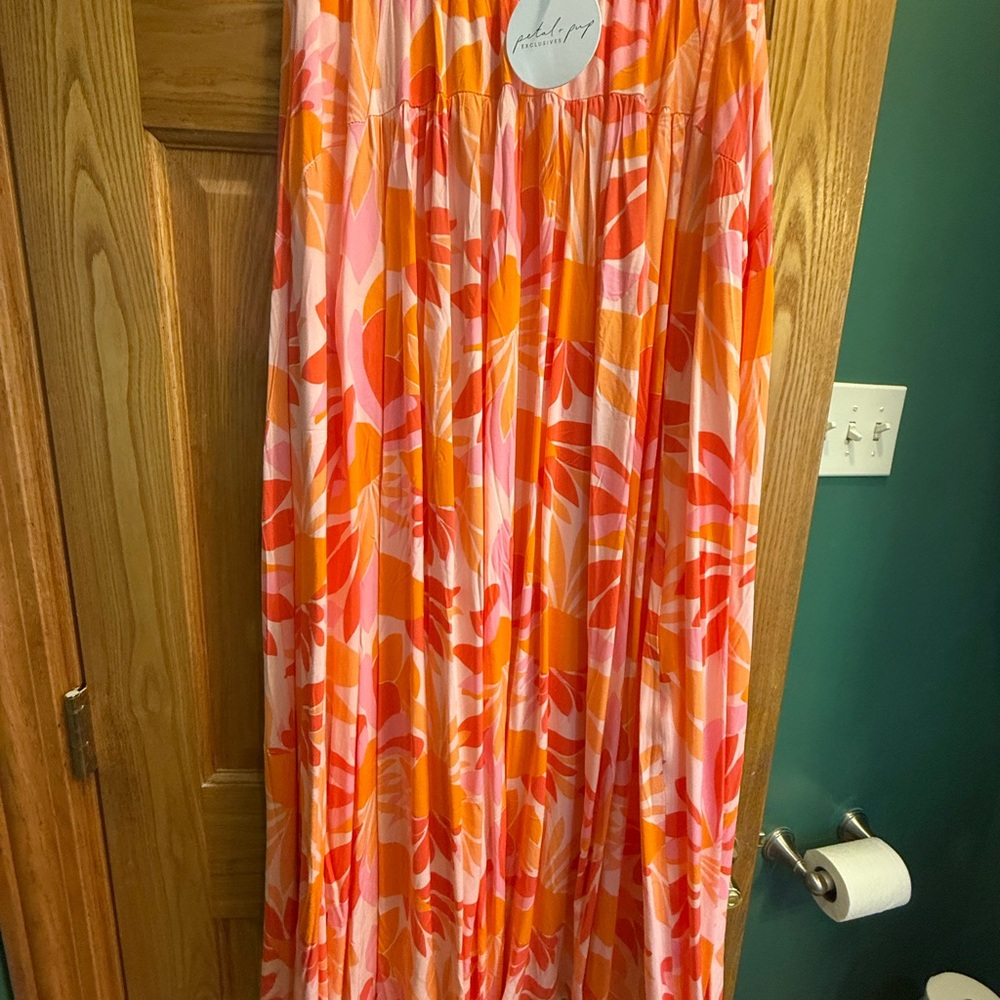 Petal & Pup Colorful Maxi Skirt